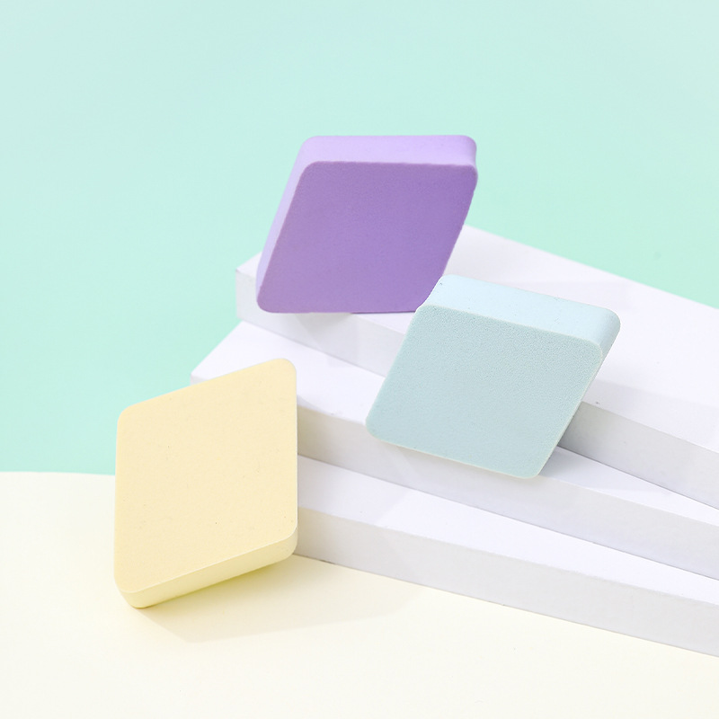 Fábrica personalizada esponja de maquillaje super suave huevo de maquillaje no comer polvo de diamante polvo de aire almohadilla de maquillaje huevo de polvo de base de polvo de polvo