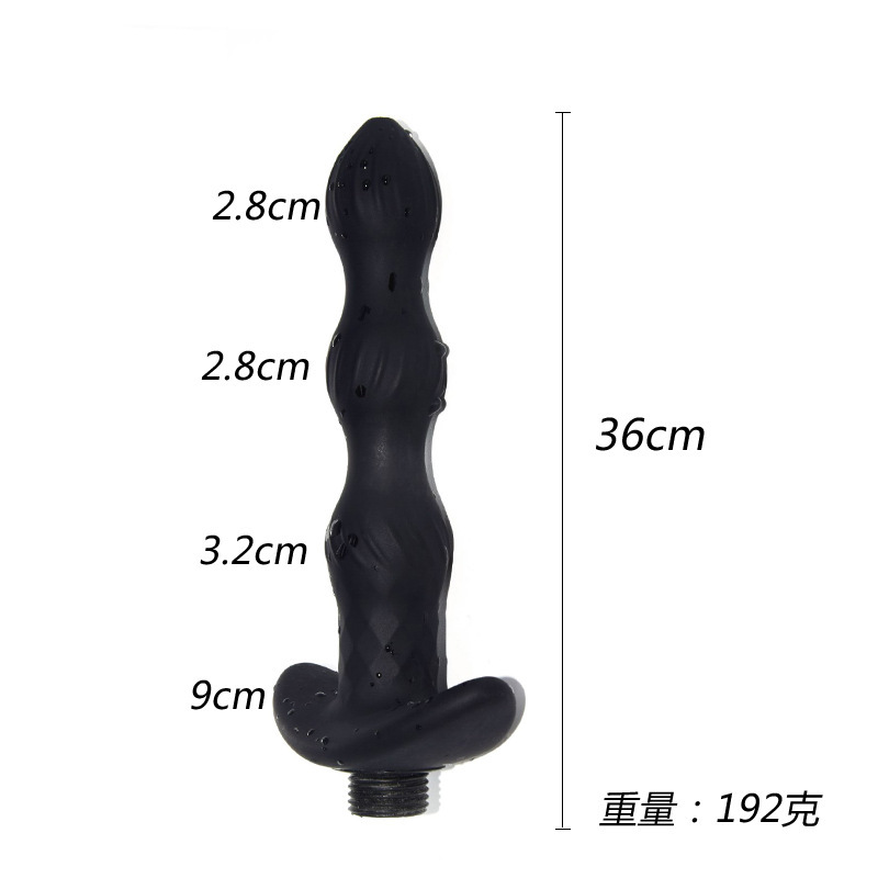 Remote-Controlled Anal Cleanser with Vibration, ABS Enema Tool for Men — detail image 5