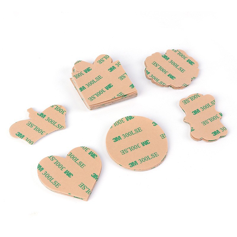 300lse超薄高粘双面胶 pet透明强力胶 各种模切冲型双面胶