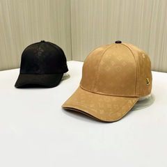 ファッションヨーロッパとアメリカの多用途の正しいバージョンの野球帽クロスボーダー外国貿易レターフルプリントひさしキャップ男性と女性の日焼け止めサンハット