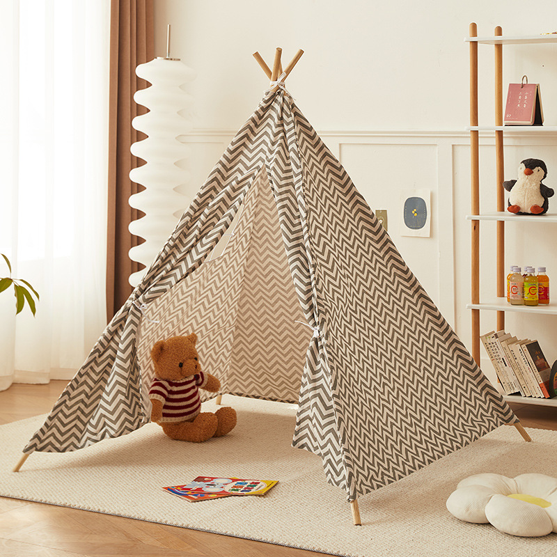 Tienda DE LOS NIÑOS carpa India pintura DIY graffiti hecho a mano actividades al aire libre bebé pintado a mano triángulo carpa