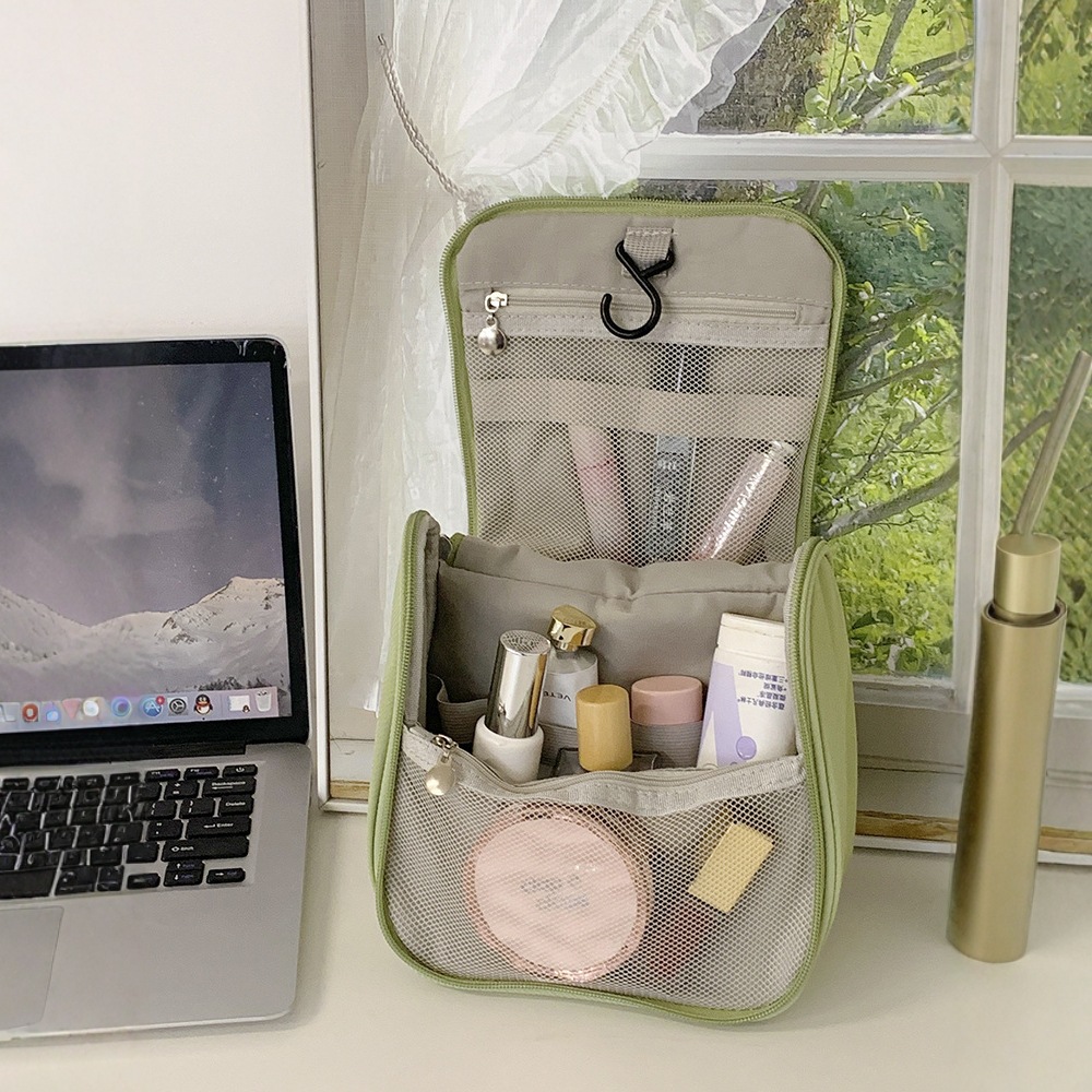 2025 nueva bolsa de cosméticos portátil portátil de gran capacidad de perlas lindas bolsa de almacenamiento de viaje de lavado multifuncional