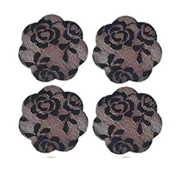 Lace black flower