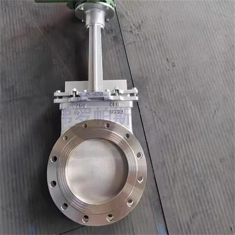 PZ973X/H-10P DN300金属密封不锈钢电动刀型闸阀 电动浆液阀