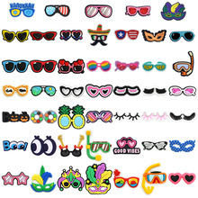 卡通眼镜可爱镜框diy配饰林里小黄鸭饰品配件滴胶装饰pvc软胶贴片