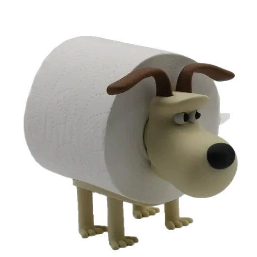 Кросс-борд новый продукт Gromit Dog Inspired Toilet Roll Paper Storage Holder