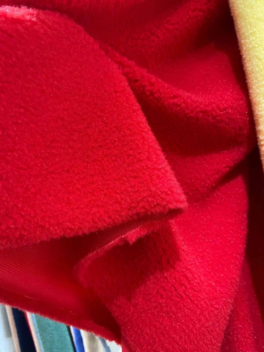Nuevo en stock super suave Hao cachemir de Cachemira imitación Cachemira grano terciopelo tela Otoño e Invierno ropa juguete bufanda tela