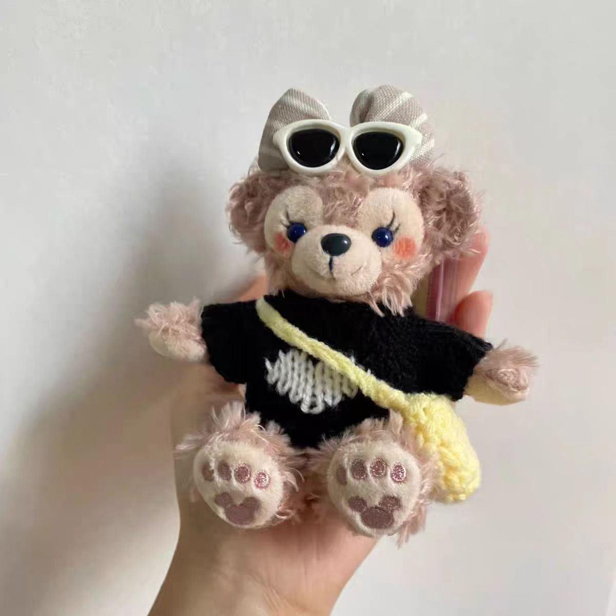 블랙 러브 숄더백 로즈