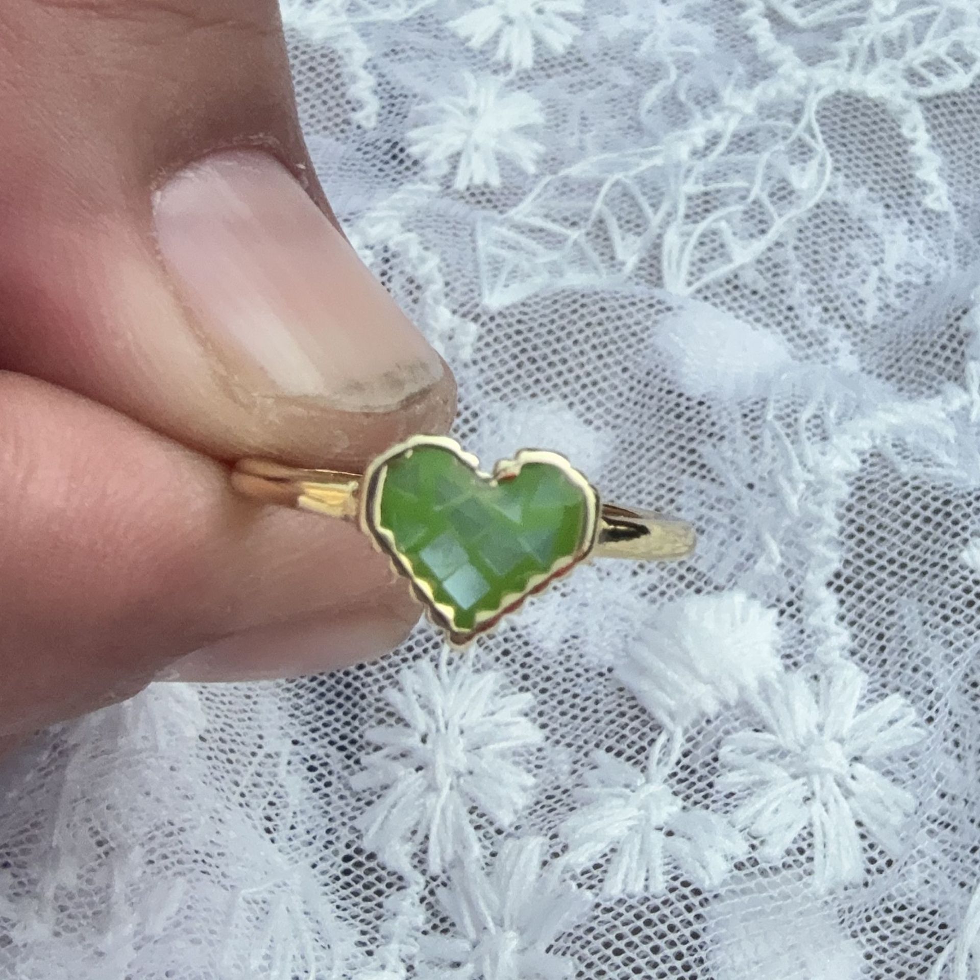 Copper Material Wholesale Jewelry Simple Style Classic Style Heart Shape Copper 18K Gold Plated Plating Open Rings
