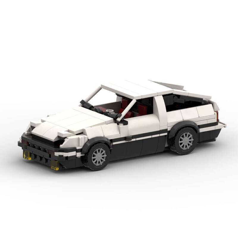 MOC Building Blocks Compatible with Lego Creative AE86 sports car Assembly Model Racing Gift Granules Educational Toys Cross Border