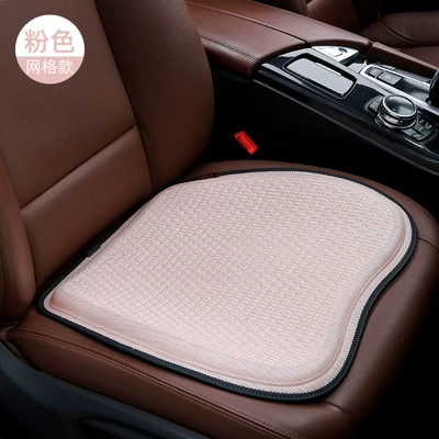 Honeycomb Gel Car Seat Cushion: Cool pad - type-b-pink-grid-standard