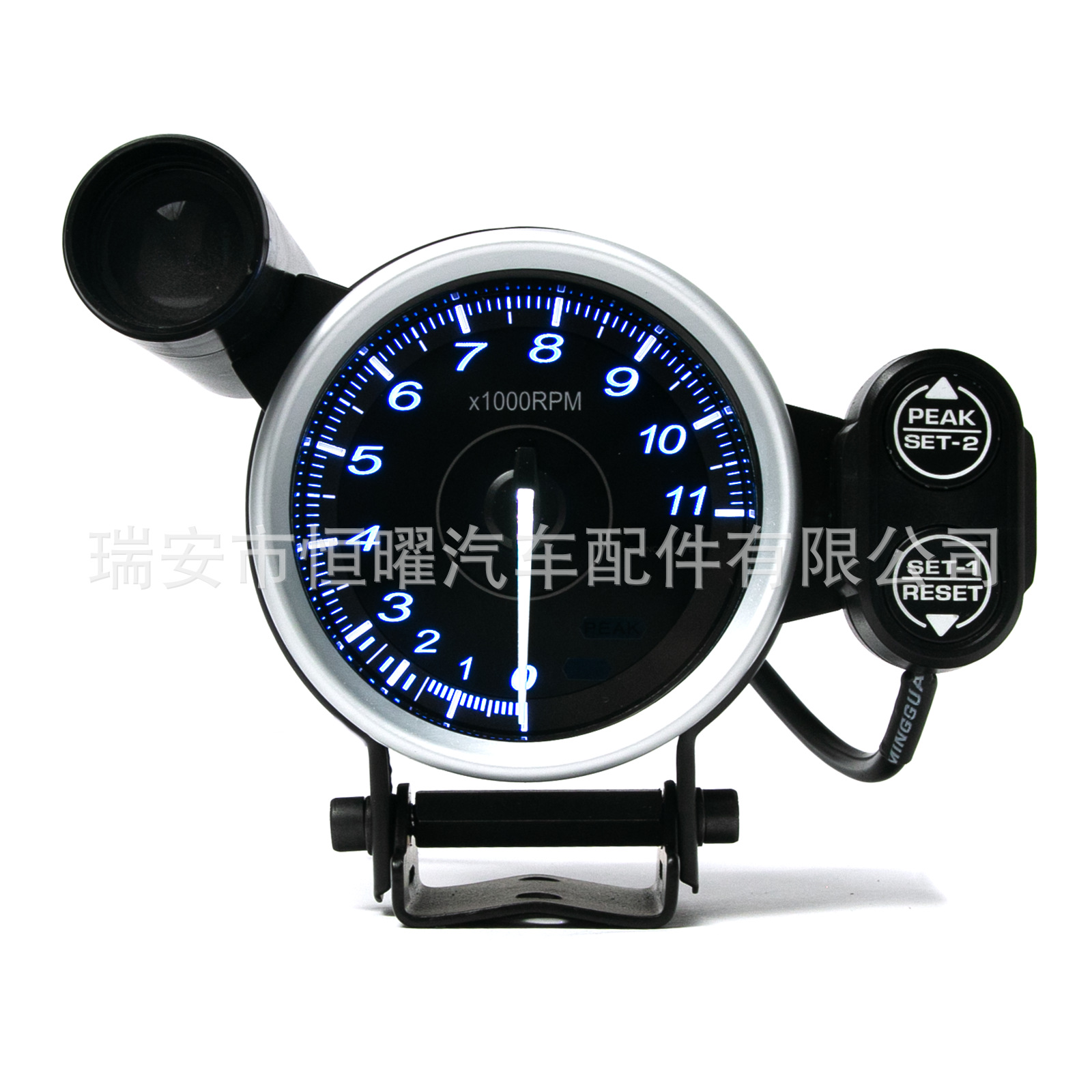 80mm 3.75 inch Tachometer 11000 RPM A17 Color Backlight Digital Display