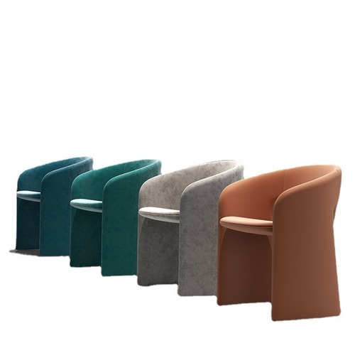 Table and chair irregular reception internet celebrity Rocheburg dining chair leisure coffee shop theme restaurant negotiation single creative chair 