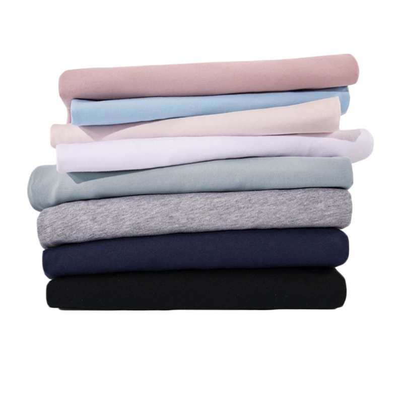 160g camiseta en blanco imprimible bordado de algodón color sólido cuello redondo camisa de manga corta Camisa de publicidad camiseta de la Juventud Popular (1