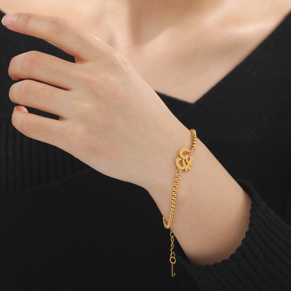 Golden pendant stainless steel for yoga