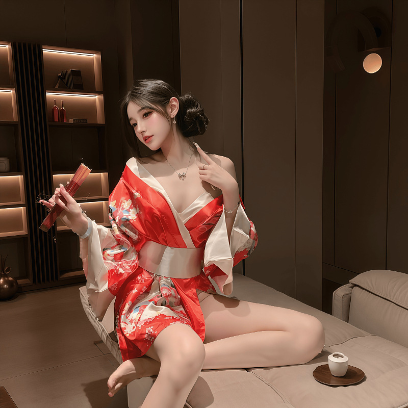 Sexy Geisha Lolita Nightwear Kimono Cosplay Costume Ninja Japanese Style Cheongsam Cosplay Costume Demon Blade Girl Sexy Geisha Lolita Nightwear Kimono Cosplay Costume Ninja Japanese Style Cheongsam Cosplay Costume Demon Blade Girl