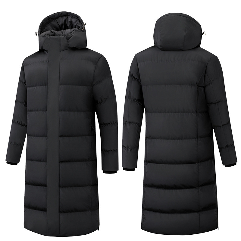 China CHINA Winter Sports Cotton Coat Knee-length Long Graphene Cotton-padded jacket Sports Training Coat