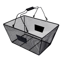 力宇超市金属购物篮商超手提篮KTV酒水篮化妆品饰品铁篮子上海