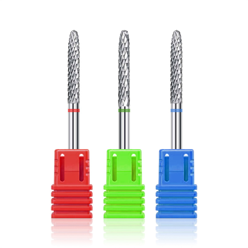 Cross-border especial manicura de acero de tungsteno cabeza de molienda frente ruso peeling talla de molienda removedor de uñas herramienta de cabeza de molienda de cohetes