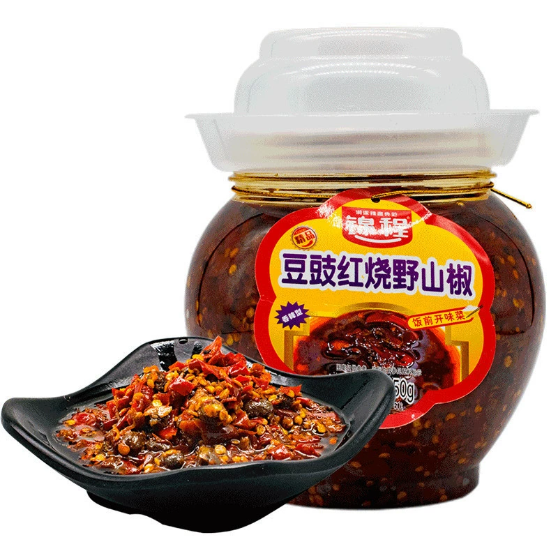 Супер острый соус чили, фирменный продукт Хунань, очень острая, острая ферментированная бобовая паста, острый свежий соус для риса и лапши