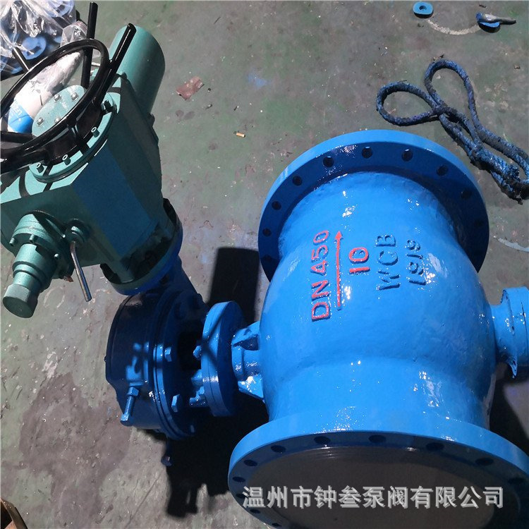 PQ940H-16C DN400 铸钢电动侧装式偏心半球阀 电动偏心半球阀