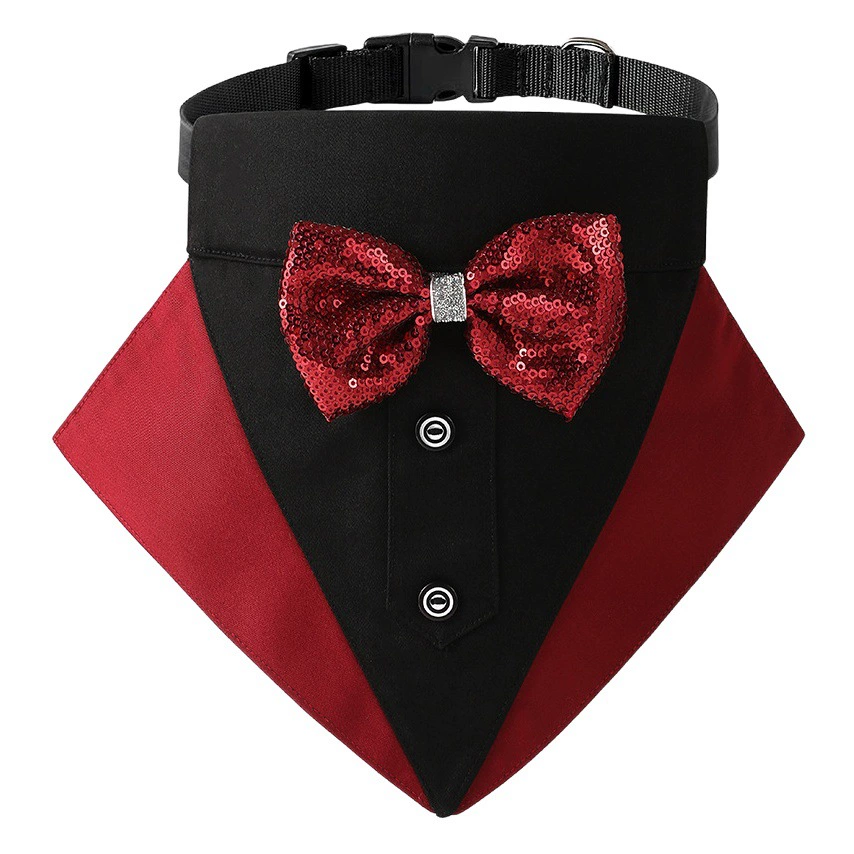 В наличии трансграничный новый костюм для домашних животных треугольное полотенце собачий воротник галстук свадебный треугольник полотенце слюны питомца полотенце