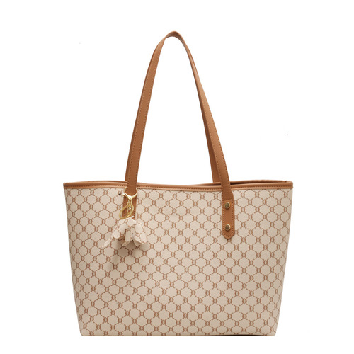 High-end, stylish, versatile handbags for women, 2024 new trendy Internet celebrity shoulder bag, large-capacity tote bag