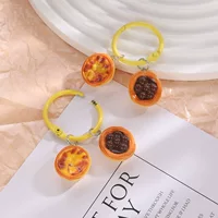 Моделирование яичного пирога подвеска diy чехол для телефона цепь ремешка ремешка чехол для наушников Защитный чехол подвеска украшения весело