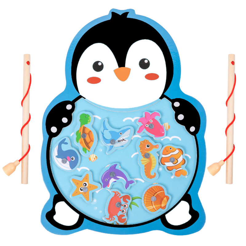 【블리스터 포장】 동물 낚시 놀이 – 펭귄
