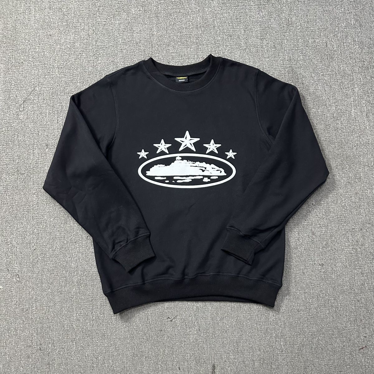 Marca de moda Alcatraz tira reflectante letra impresa camiseta de mangas cortas para hombres y mujeres callejera pantalones cortos casuales set Old Money Style