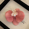 Advanced hair accessory, retro three dimensional hairgrip, high-quality style, french style, flowered