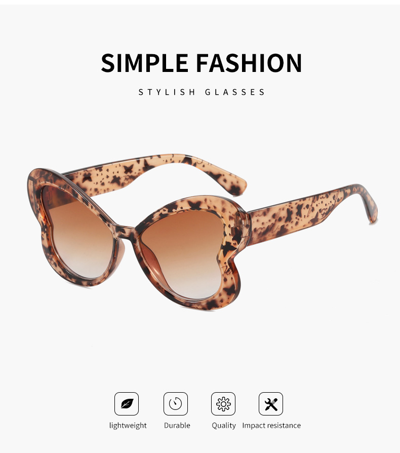 40g Weight Full Frame Glasses Structure Sunglasses Classification Ac, UV400 Protection Lens Material Butterfly Frame Glasses Style Daily, Street Occasion Butterfly Pattern Women's Gender Sweet, Streetwear Style Blue Color Sweet Streetwear Butterfly Ac UV400 Protection Butterfly Frame Full Frame Women's Sunglasses 1