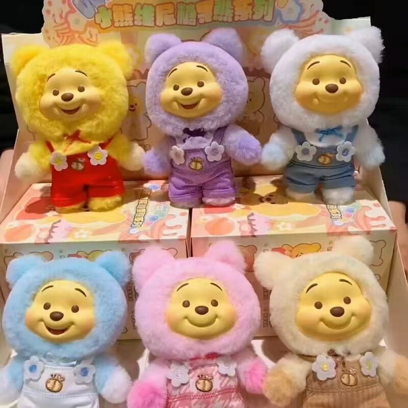 现货TOPTOY小熊维尼噗噗糖果搪胶系列毛绒公仔可爱新年礼物|undefined
