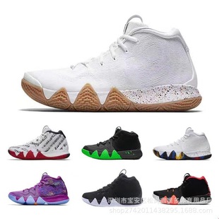 Wholesale Irving 4Th Generation Air Cushion Practical Sneakers Kyrie Uncle Drew Basketball Shoes Yuanyang Men and Women Breathable and Wear-Resistant