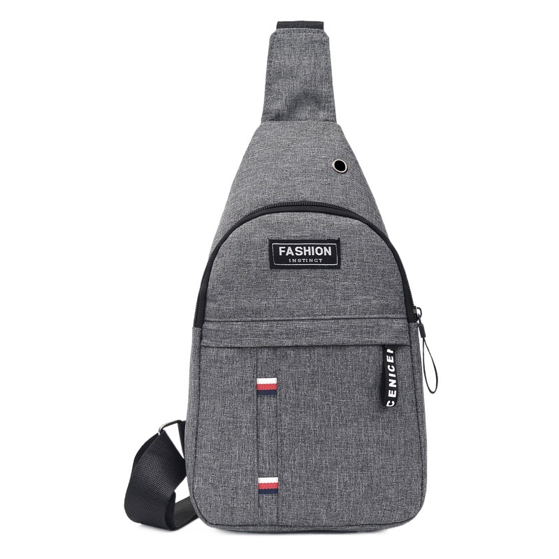 Cross-border Korean-style Chest Bag Outdoor Mountaineering Riding Shoulder Crossbody Bag Oxford Cloth Outdoor Sports Bag