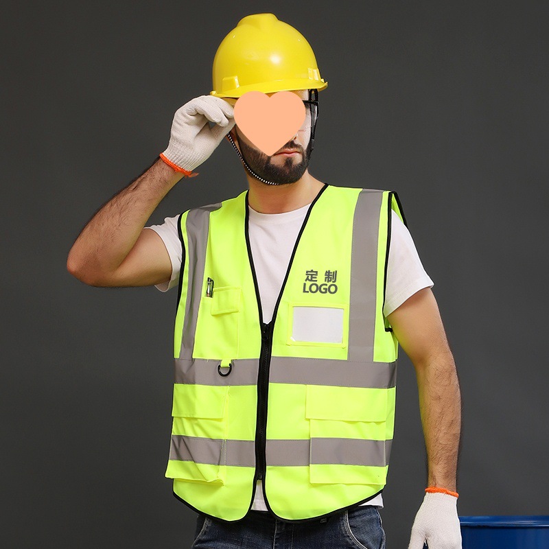 Impresión personalizada chaleco de seguridad reflectante construcción de ingeniería nocturna chaleco de seguridad reflectante chaleco de seguridad