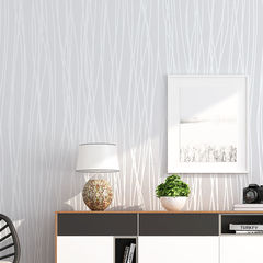 現代簡約純色仿牆布素色家用牆紙麻布紋臥室客廳 無紡布 自粘壁紙