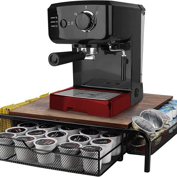 Caja de cápsulas de café, estante de cajón de café, estante de cápsulas de café, venta en caliente transfronteriza