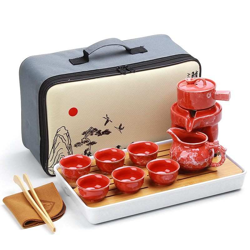 Marble automatic tea set for traveling