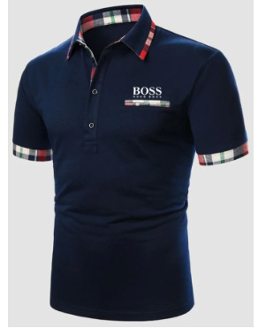 2024 nuevo Aliexpress transfronterizo verano delgado casual de manga corta cremallera estriada solapa camiseta camiseta polo