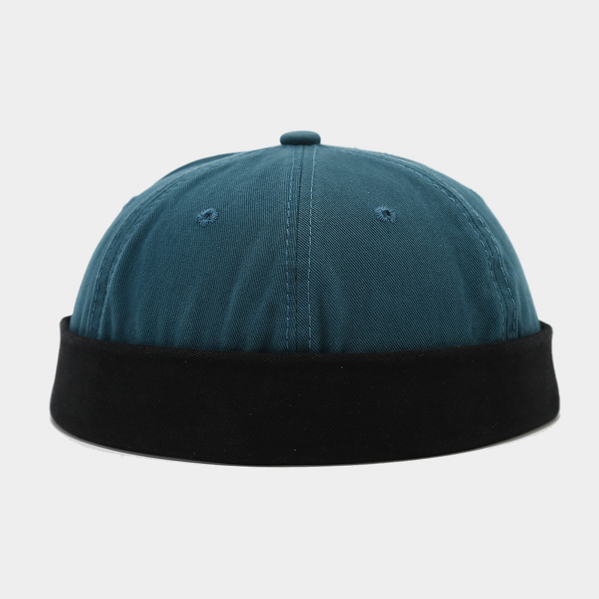 Nuevo estilo americano de algodón empalmado sombrero hombre hip-hop yapai sombrero hombre sin cornisa sombrero de piel de melón mujer al aire libre image 12