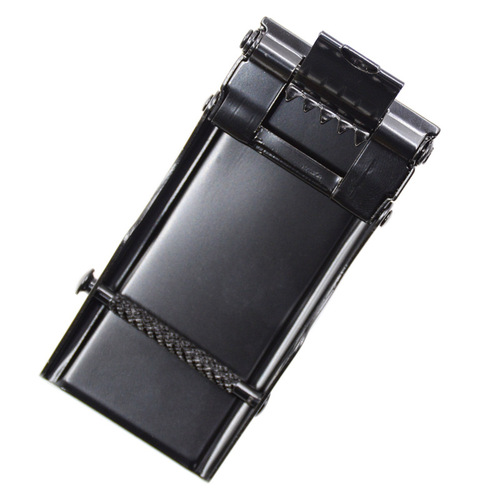 Roller toothless buckle head smooth plate smooth belt roller men's patch electrophoresis fashion brand middle-aged and elderly belt buckle