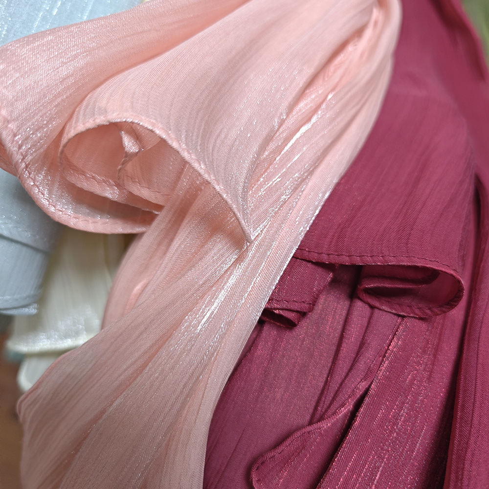 Bestselling Breathable Cool Island Satin Smooth And Wrinkled Long Malaysia Shimmershawl Shiny Silk Scarf_voghion.com