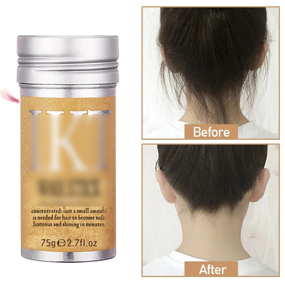 Barra de cera transfronteriza para el cabello para hombres y mujeres crema para terminar cabello peinado laca para el cabello encrespado