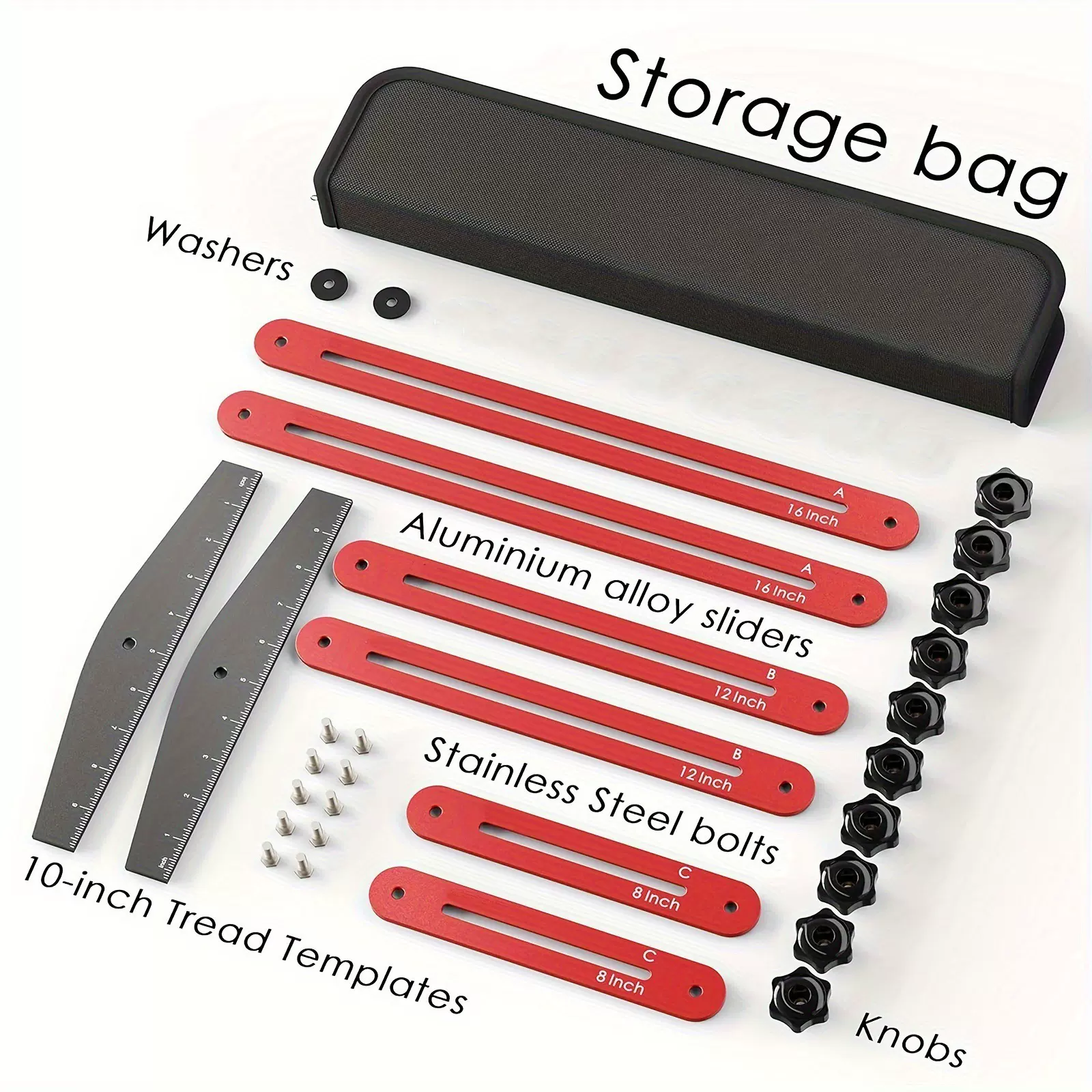 铝合金加厚多功能楼梯规测量高精度折叠尺木工装修工具加工定制