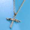 Angel wings, pendant, diamond, accessory, necklace, wish, European style, simple and elegant design