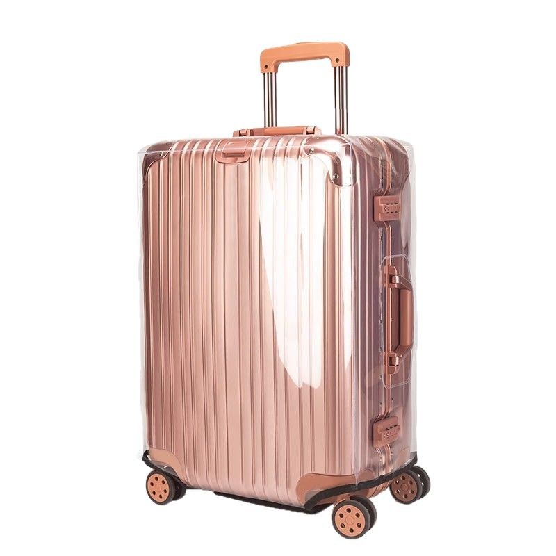 Cubierta protectora para equipaje consignada anticaídas engrosamiento PVC caja de viaje transfronteriza cubierta de polvo transparente fabricante de cubierta para equipaje