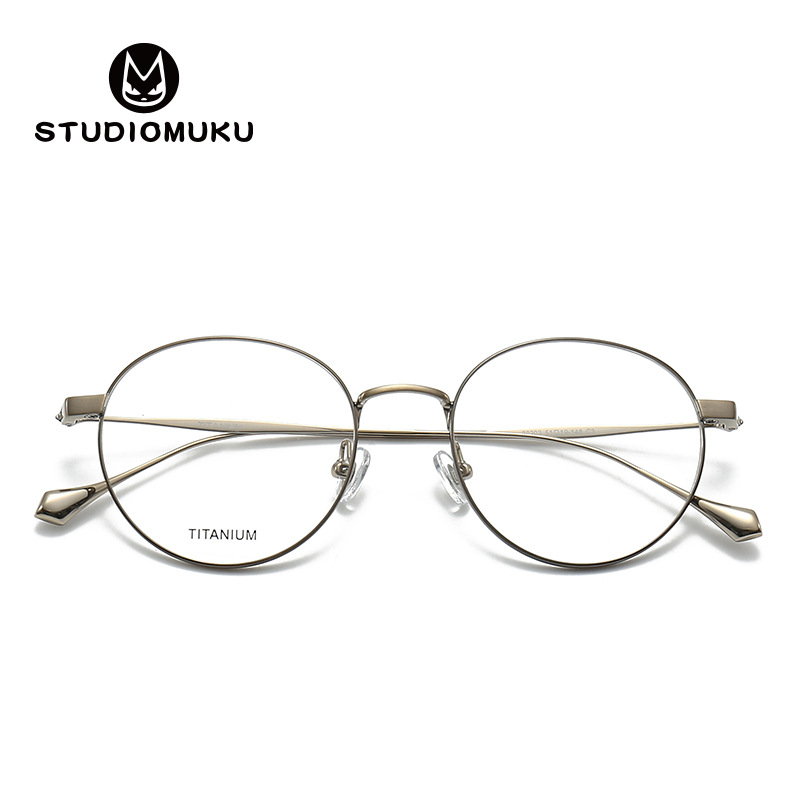 STUDIOMUKU Muco Cool Glasses Las gafas redondas hechas a mano que han conmovido a innumerables personas están de vuelta en el marco de las gafas