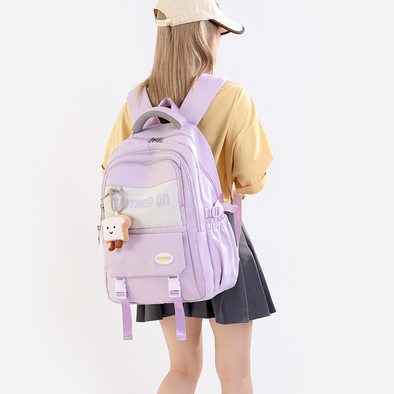 Mochilas escolares Jianglida para secundaria y universidad, mochilas de gran capacidad para estudiantes de secundaria de tercer a sexto grado, estilo japonés, venta al por mayor