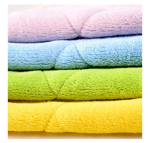 Fibra de doble cara trapo absorbente engrosada antiadherente aceite plato toalla cocina plato paño